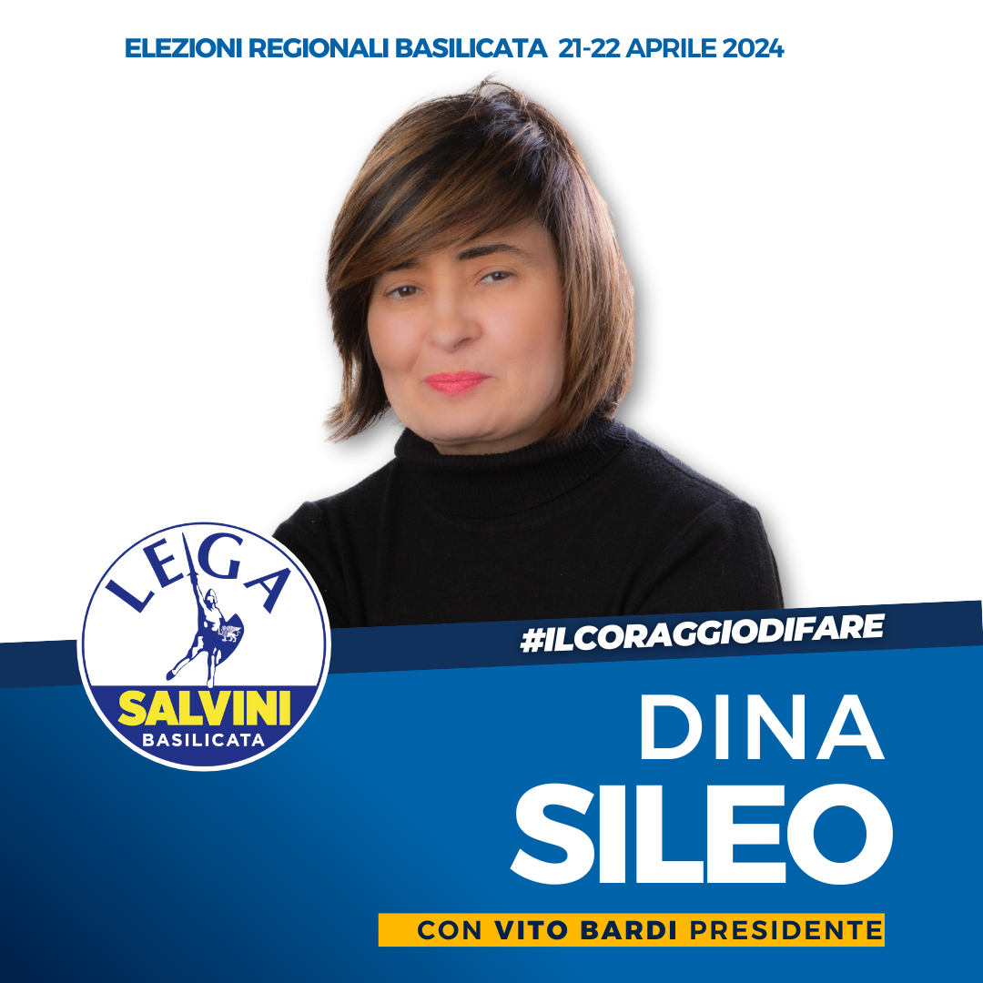 Dina Sileo – Elezioni Regionali 2024